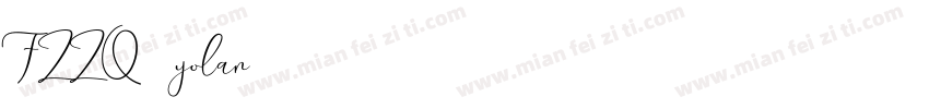 FZZQ - yolan字体转换